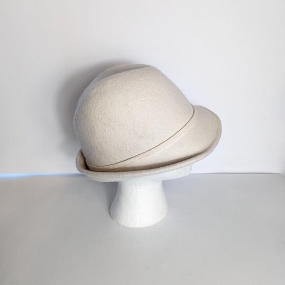 Wool Fedora Christy's Crown Series Tony Merenda Retro Hat Flower Tuft - Picture 5 of 8